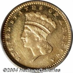 1878 G$1 Gold Dollar PR60 SEGS (AU58). Breen