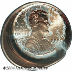 1999 1C Lincoln Cent--Cupped Strike--MS66 Red