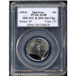 1999-D 25C Pennsylvania Statehood Quarter--10%