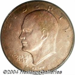 1971-D MS Eisenhower Dollar--Obverse Clad
