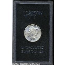 1880-CC S$1 MS63 Uncertified. Chestnut-gold