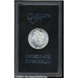 1880-CC S$1 MS63 Uncertified. A lustrous and