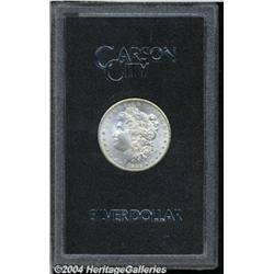 1882-CC S$1 MS64 Uncertified. Splashes of