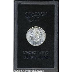 1883-CC S$1 MS64 Uncertified. A lustrous and