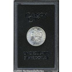 1884-CC S$1 MS62 Uncertified. A faintly toned