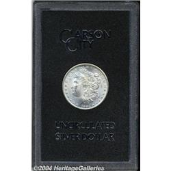 1884-CC S$1 MS63 Uncertified. A lightly toned,