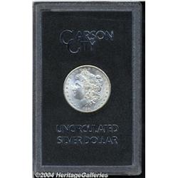 1884-CC S$1 MS63 Uncertified. A lustrous and