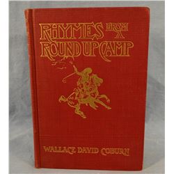 Coburn, Wallace, Rhymes From A Cowboy Camp, 1903, 2nd, Russell illustrated, fine