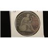 Image 1 : 1872 P Seated Liberty silver dollar, vg