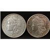 Image 1 : 2 - 1878-S Morgan dollars, both fine