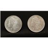 Image 1 : 2 -1880 P Morgan dollars, both fine