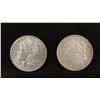 Image 1 : 2 - 1890 Morgan dollars, one P, one S, both fine