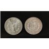 Image 2 : 2 - 1890 Morgan dollars, one P, one S, both fine