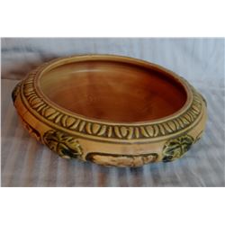 Roseville Florentine bowl, 7" w x 3" h