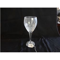 Mikasa crystal stemware, 6 each of water, wine and liquor