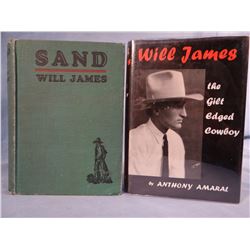 James, Will, SAND, 1929, 1st and Amaral, Anthony, THE GILT EDGED COWBOY, The Will James Story, 1st