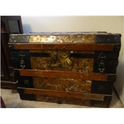 Steamer trunk, ornate