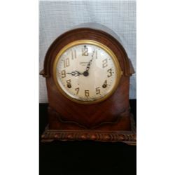 Ingram 8 day clock with key. Works