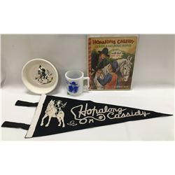 Hopalong Cassidy cup and cereal bowl