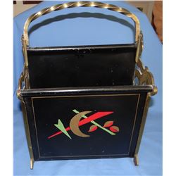 Art deco magazine rack