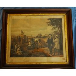1853 George Washington, the Farmer, 18" x 24", Bovey Collection