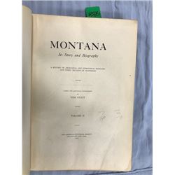 Stout, Tom, MONTANA HISTORY, 1921, 3 vols, 1 rebound