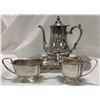 Image 1 : English International Silver 4 pc. tea set, nice