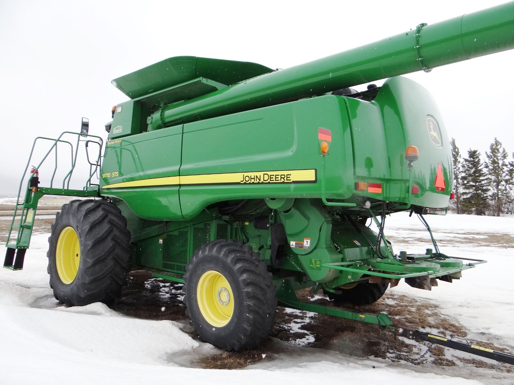 2012 John Deere 9770 STS combine, 1143 rotor hours, 1543 engine hours