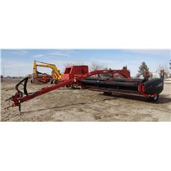 2012 Case IH HDX162 swing-tongue swather, 16’