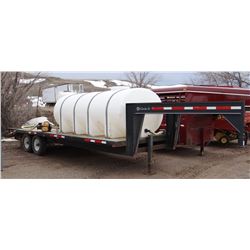 Spray Tender, (1) 1600 gal. poly tank, single 85 gal. induction cone