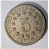 Image 2 : 1867 SHIELD  NICKEL, AU