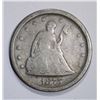 Image 1 : 1875-S 20-CENT PIECE, VG/FINE NICE