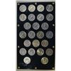 Image 2 : PEACE DOLLAR SET IN PLASTIC 1921-35-S ( 24-COINS )