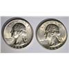 Image 1 : 1943-S & 1949-D WASHINGTON QUARTERS, CH BU