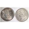 Image 1 : (2) 1889 MORGAN SILVER DOLLARS, AU