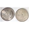 Image 2 : (2) 1889 MORGAN SILVER DOLLARS, AU