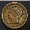 Image 1 : 1857 LARGE CENT  VF+