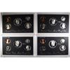Image 1 : 1992, 93, 94 & 95 U.S. SILVER PROOF SETS