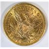 Image 2 : 1901-S $5.00 GOLD LIBERTY, BU
