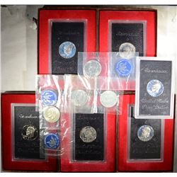 (10) 1971 Silver Eisenhower Dollars