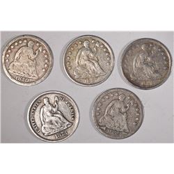 HALF DIME LOT: