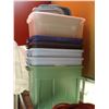 Image 1 : LOT OF TOTES AND LIDS