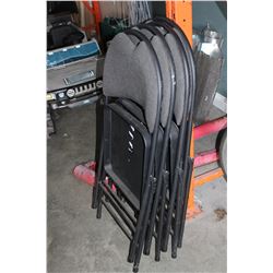 4 FOLDING CHAIRS