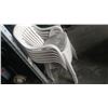 Image 1 : SIX WHITE PATIO CHAIRS