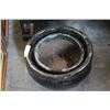 Image 1 : TWO ROUND CERAMIC PLANTERS