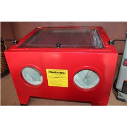 RED SANDBLASTING CABINET