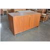 Image 2 : TEAK SLIDING DOOR CABINET