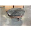 Image 1 : CARVED ROUND EASTERN COFFEE TABLE