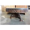 Image 2 : CARVED ROUND EASTERN COFFEE TABLE