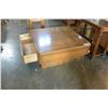 Image 2 : OAK 2 DRAWER COFFEE TABLE